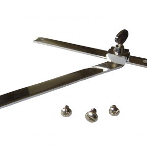Aluminium, Chrome Plated Sliding Stay