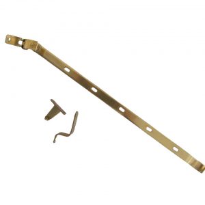 Polished Brass 300mm Casement Stay